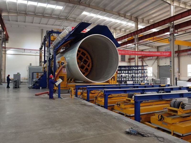 Continuous Fiberglass Pipe Winding Machine