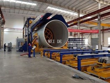 Continuous Fiberglass Pipe Winding Machine